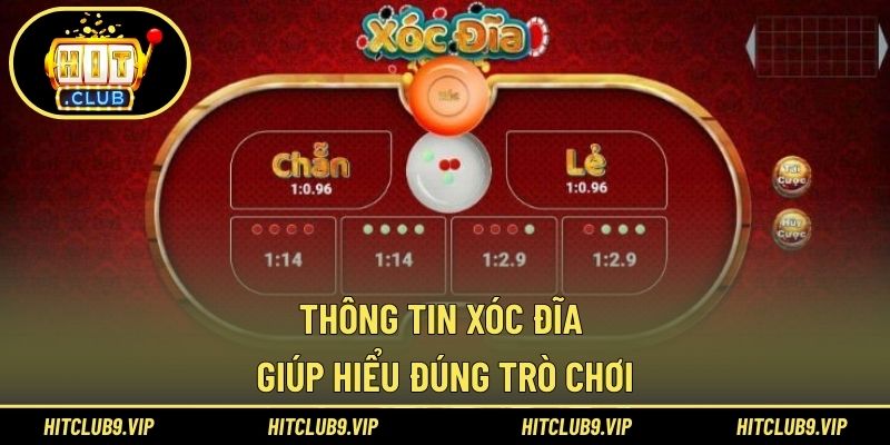 Thông tin xóc đĩa giúp hiểu đúng trò chơi